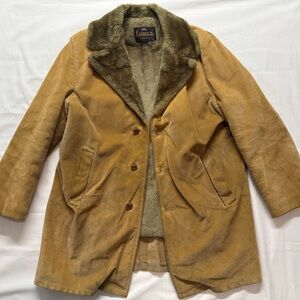 Vintage Campus Outerwear  Brown Corduroy Coat Men’s 44